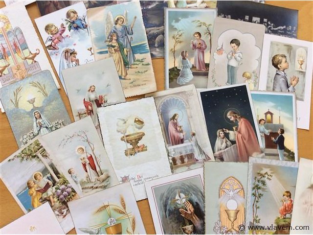 Lot communieprenten j' 40-60. - afbeelding 3 van  4