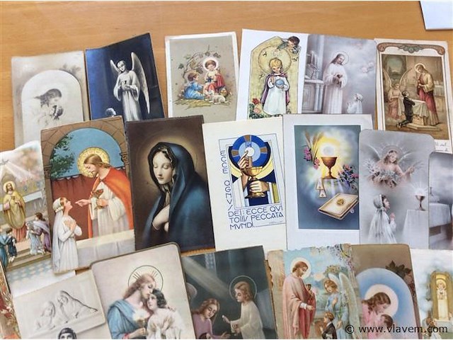 Lot communieprenten j' 40-60. - afbeelding 2 van  4