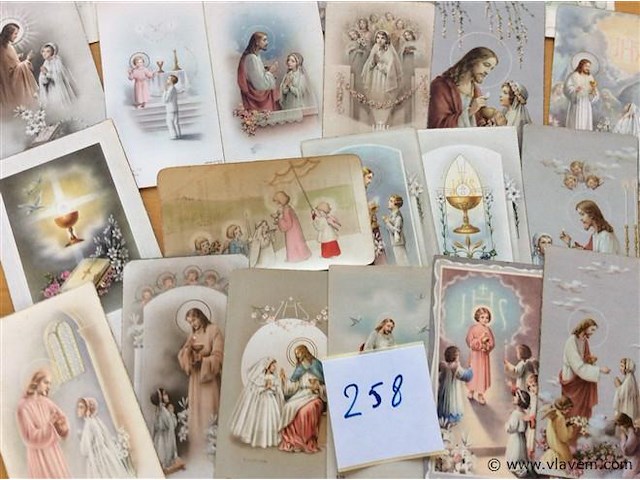 Lot communieprenten j' 40-60. - afbeelding 4 van  4