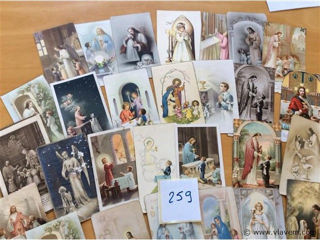 Lot communieprenten j' 40-60. - afbeelding 2 van  4