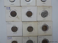 Lot diverse amerikaanse munten in kartonhouders - afbeelding 3 van  4