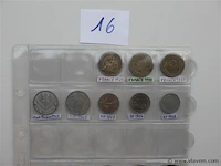 Lot diverse franse munten - afbeelding 3 van  4