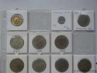 Lot diverse munten in kartonhouders - afbeelding 2 van  4