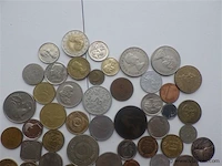 Lot diverse munten met amerikaanse penning (zilver?) - afbeelding 2 van  6