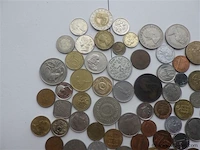 Lot diverse munten met amerikaanse penning (zilver?) - afbeelding 3 van  6
