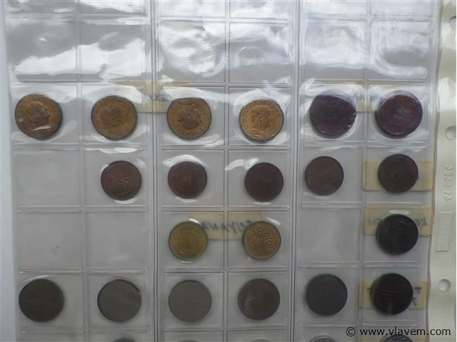 Lot diverse munten waaronder panama en mexico - afbeelding 2 van  3
