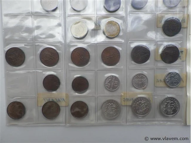 Lot diverse munten waaronder panama en mexico - afbeelding 3 van  3