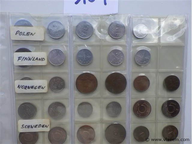 Lot diverse munten wo polen, seychellen, korea, … - afbeelding 2 van  3