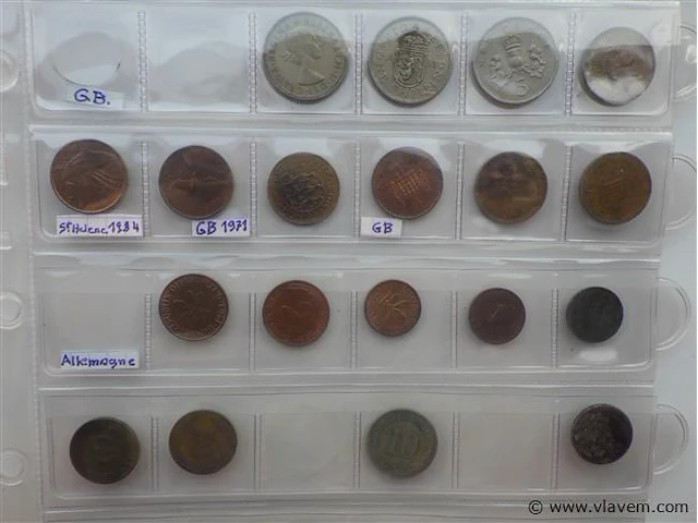 Lot diverse munten - afbeelding 4 van  5