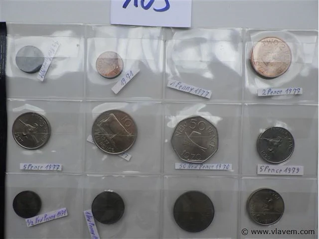Lot diverse munten - afbeelding 2 van  3
