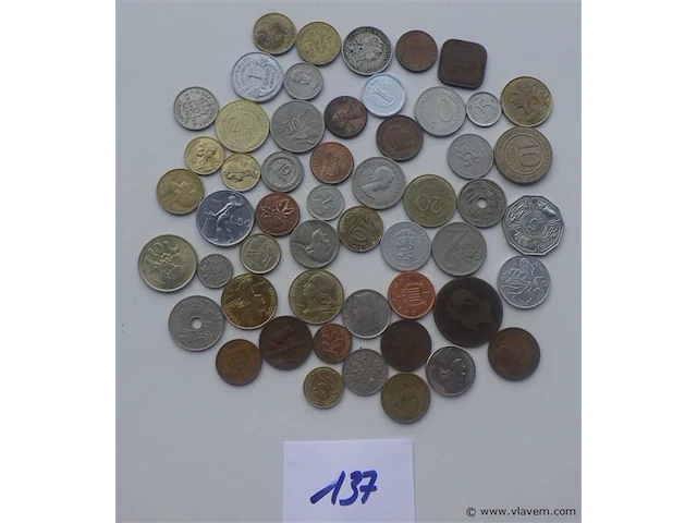 Lot diverse munten - afbeelding 1 van  5