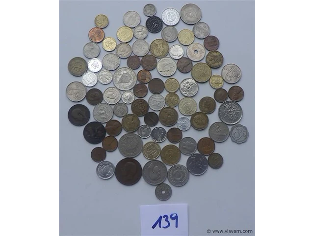 Lot diverse munten - afbeelding 1 van  5