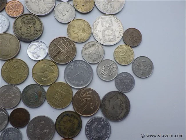 Lot diverse munten - afbeelding 6 van  7