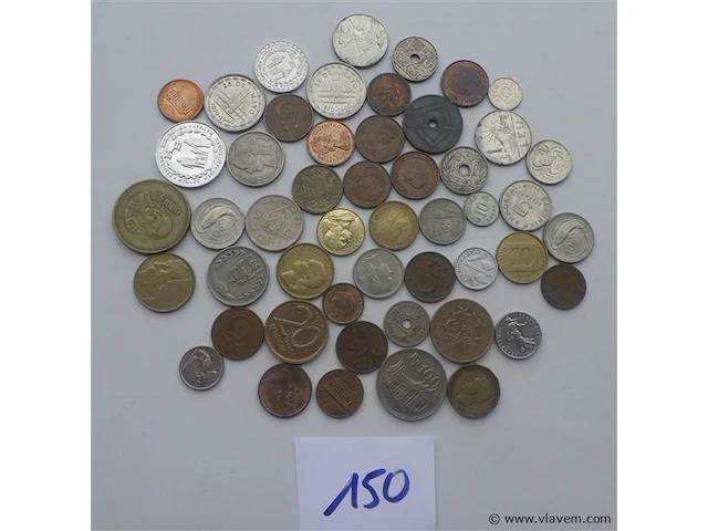 Lot diverse munten - afbeelding 1 van  6