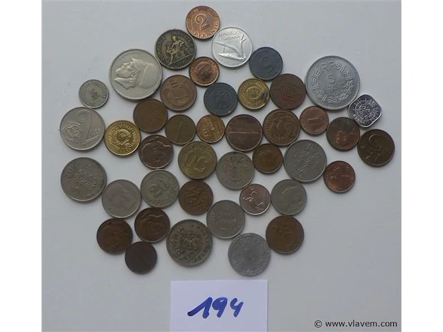 Lot diverse munten - afbeelding 1 van  4