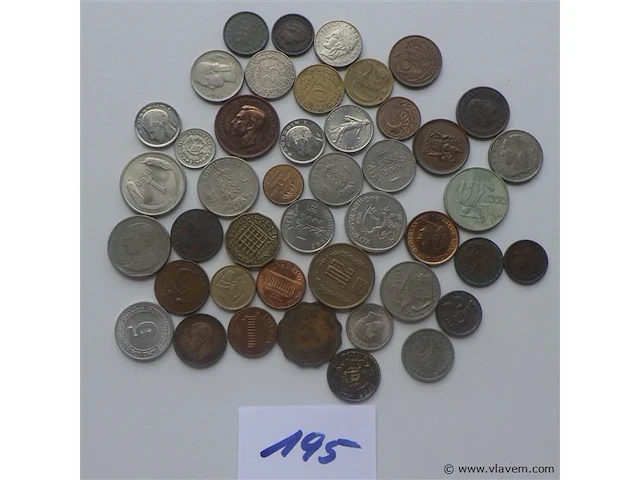 Lot diverse munten - afbeelding 1 van  5