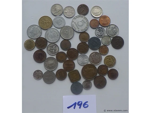 Lot diverse munten - afbeelding 1 van  4