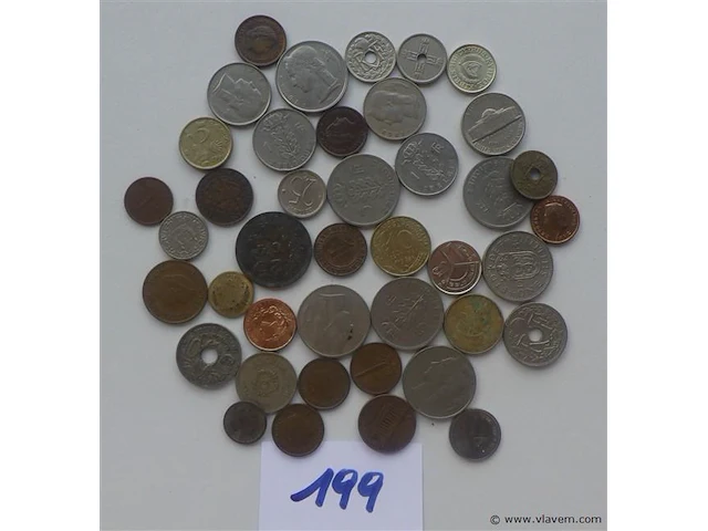 Lot diverse munten - afbeelding 1 van  7