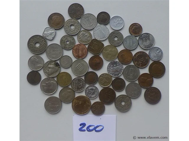 Lot diverse munten - afbeelding 1 van  5