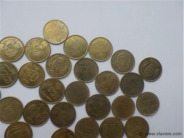 Lot diverse voetbalpenningen bvb en shell - afbeelding 5 van  5