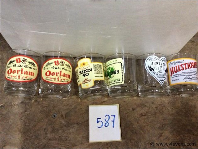 Lot druppelglazen - afbeelding 2 van  2