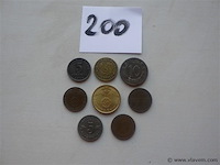 Lot duitse munten uit eerste en tweede wereldoorlog - afbeelding 1 van  4