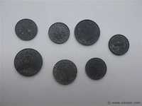 Lot duitse munten uit tweede wereldoorlog - afbeelding 4 van  4