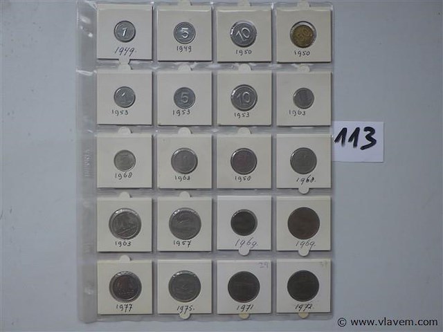 Lot duitse munten - afbeelding 1 van  4