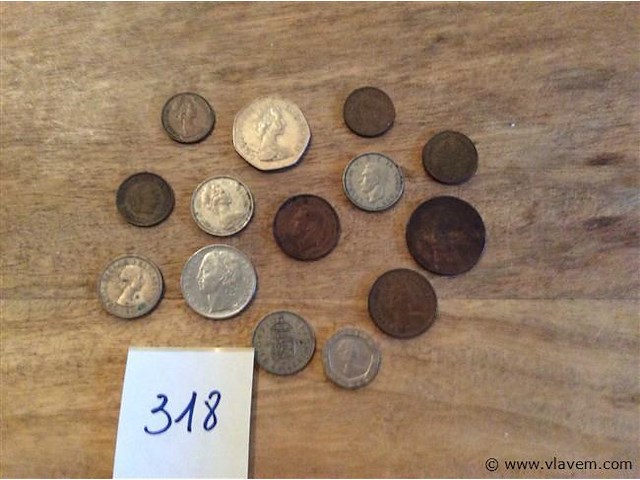 Lot engelse munten - afbeelding 1 van  3