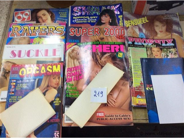 Lot erotica magazines - afbeelding 1 van  3