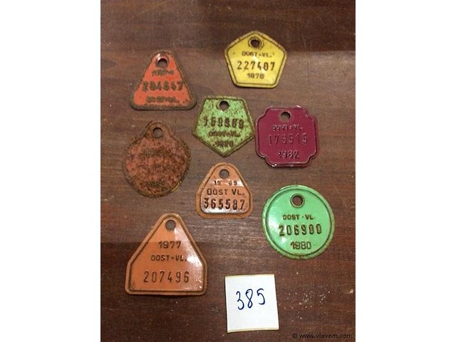 Lot fietsplaten - afbeelding 1 van  2