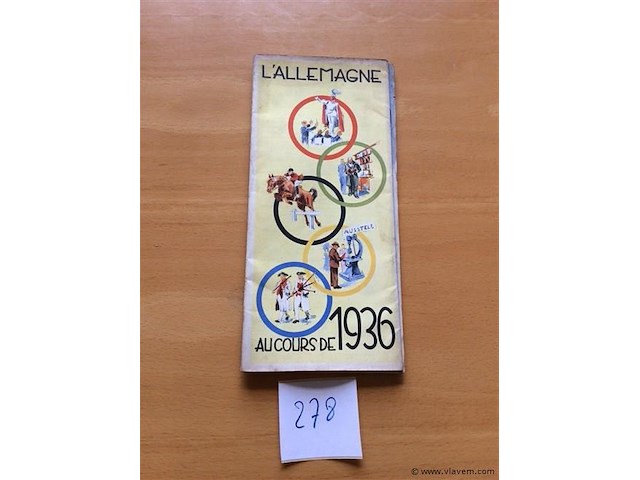 Lot folders duitsland 1936. os - afbeelding 1 van  6