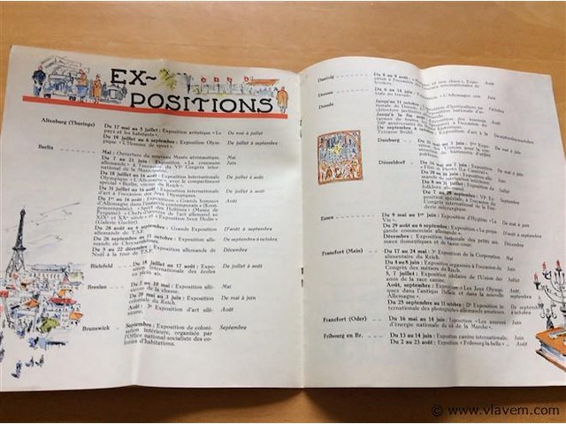 Lot folders duitsland 1936. os - afbeelding 4 van  6