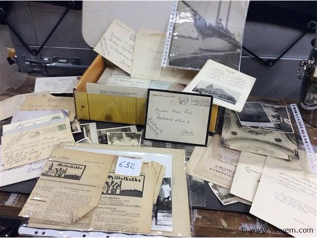 Lot foto's papierwaren kunstsch. o.hoge - afbeelding 1 van  4