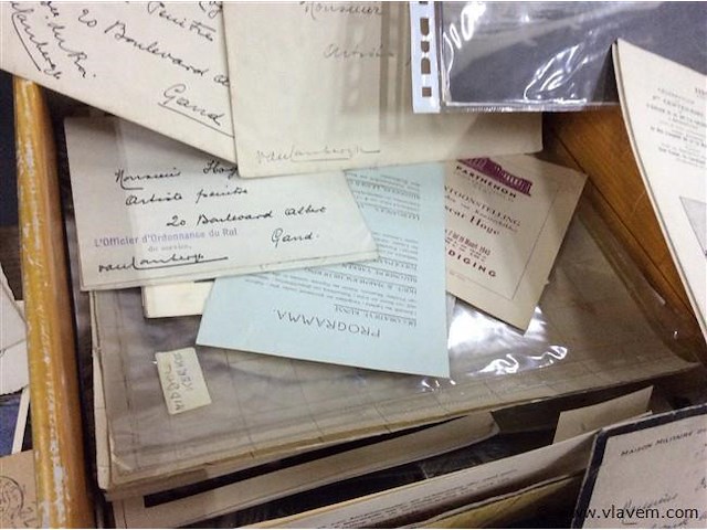 Lot foto's papierwaren kunstsch. o.hoge - afbeelding 2 van  4