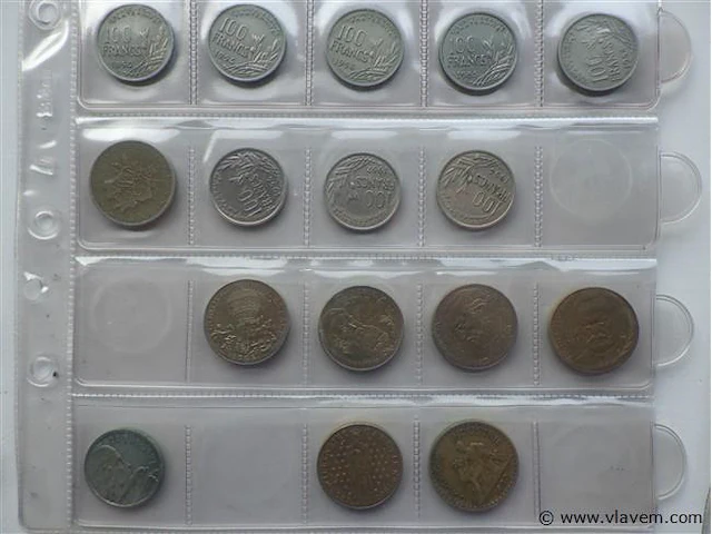Lot franse munten (3 vellen) - afbeelding 5 van  7