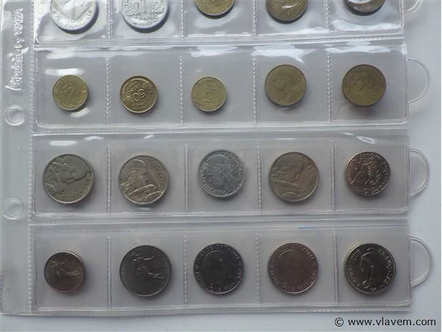 Lot franse munten (3 vellen) - afbeelding 7 van  7