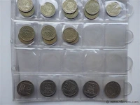 Lot franse munten (3 vellen) - afbeelding 4 van  10