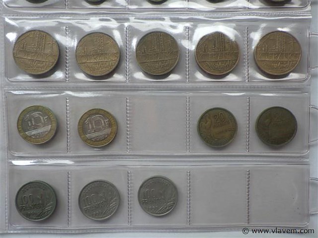 Lot franse munten divers - afbeelding 3 van  3
