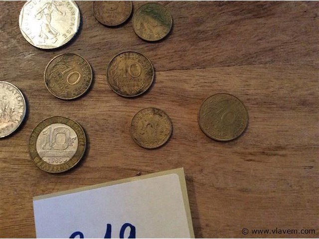 Lot franse munten - afbeelding 3 van  3