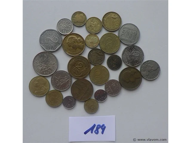 Lot franse munten - afbeelding 1 van  4
