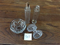 Lot glazen items - afbeelding 1 van  2