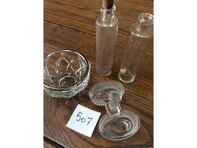 Lot glazen items - afbeelding 2 van  2