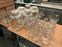 Lot glazen kannen - afbeelding 1 van  6