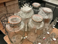 Lot glazen kannen - afbeelding 5 van  6