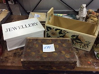 Lot houten kistjes - afbeelding 1 van  3