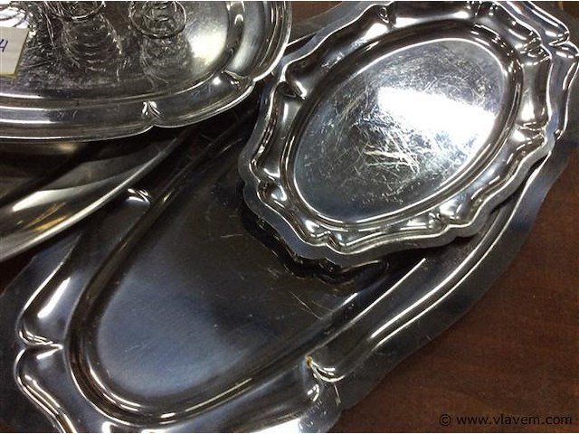 Lot inox schalen - afbeelding 3 van  3