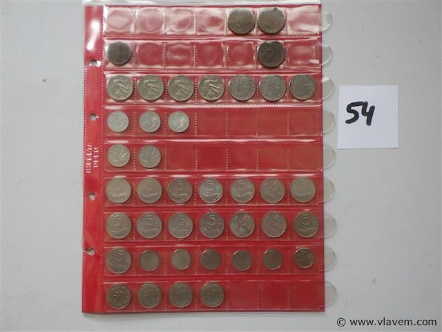 Lot italiaanse munten - afbeelding 1 van  3