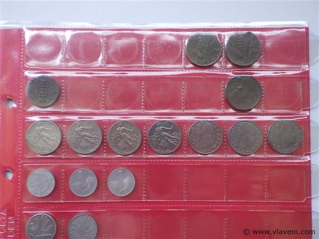 Lot italiaanse munten - afbeelding 2 van  3