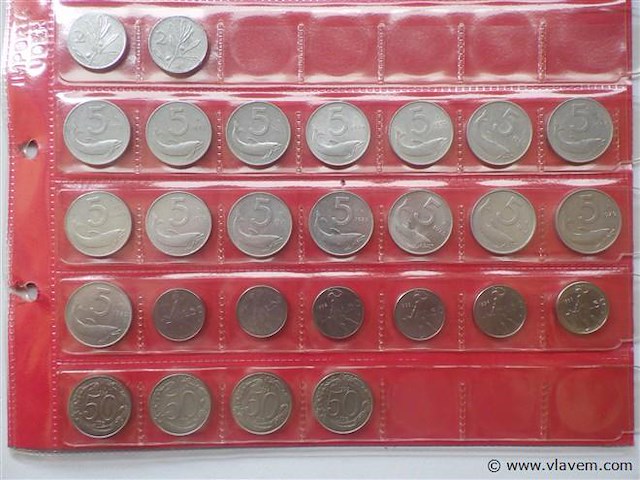 Lot italiaanse munten - afbeelding 3 van  3